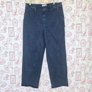 Madewell Jeans The Perfect Vintage Wide Leg Jeans Size 32 Med Wash Blue EUC